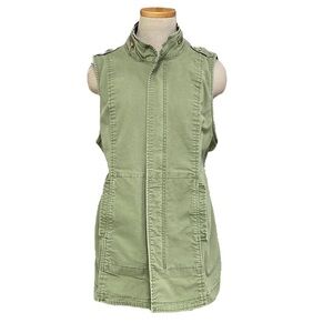 CAbi Explorer Utility Vest Cargo Green Size Small S